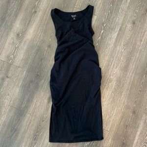 Isabel by Ingrid & Isabel black maternity midi dress